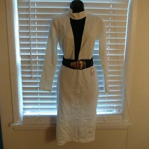 New Winter white dress